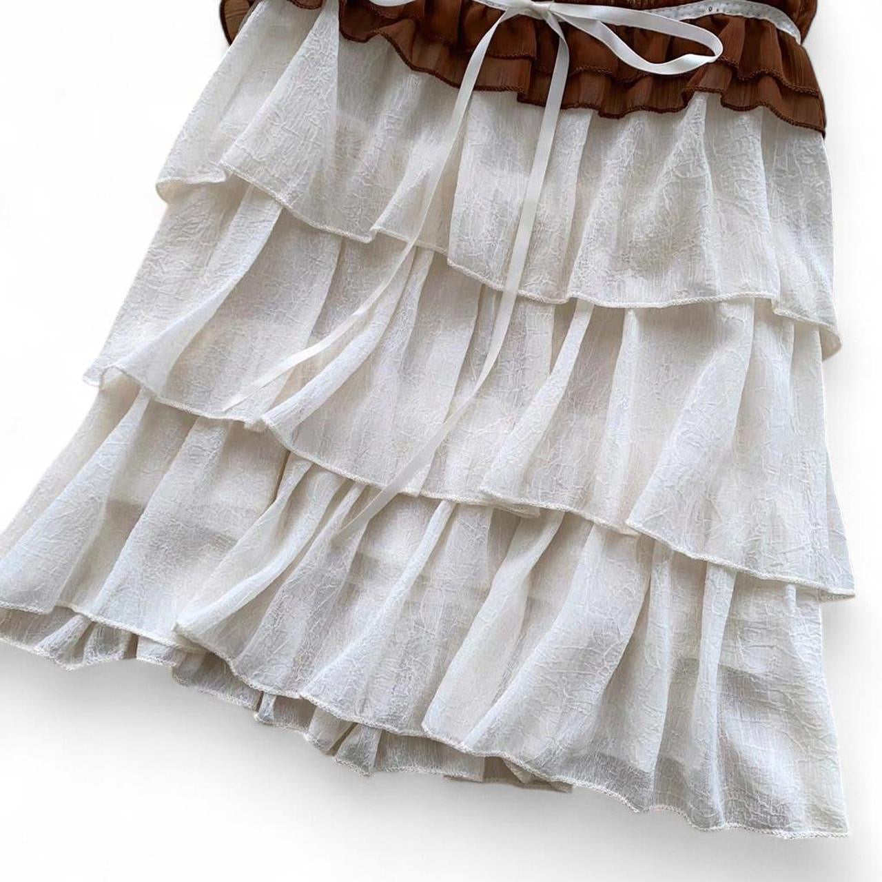ruffled top with bow