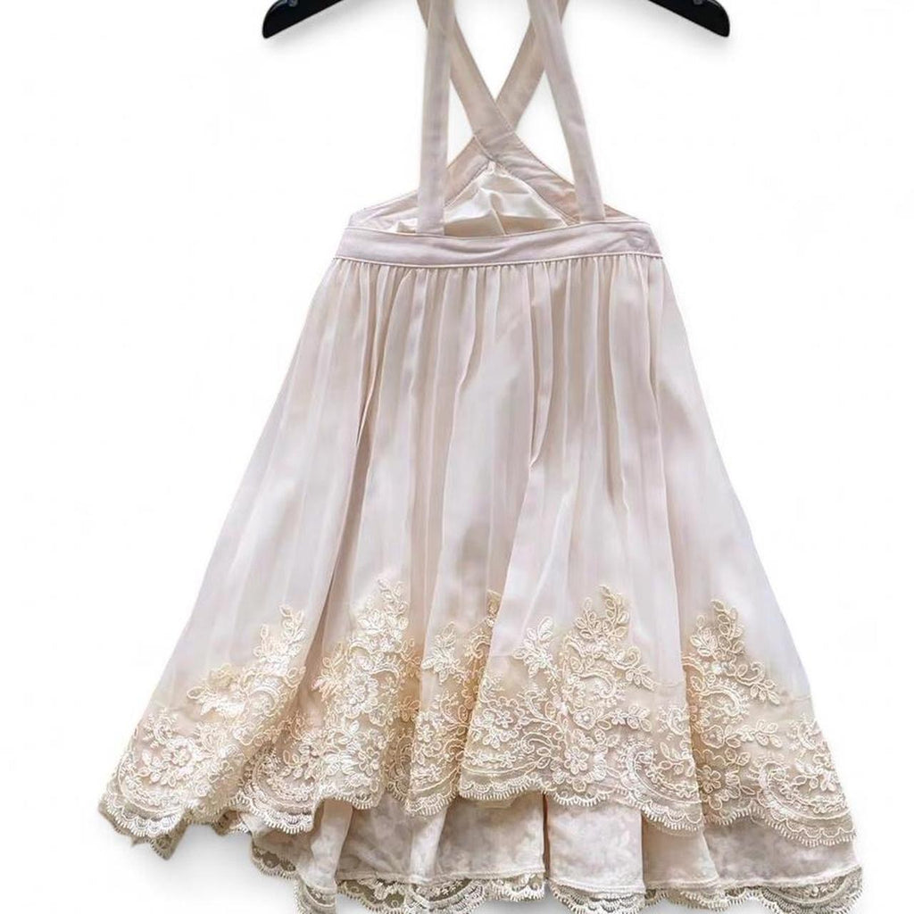 cream lace top