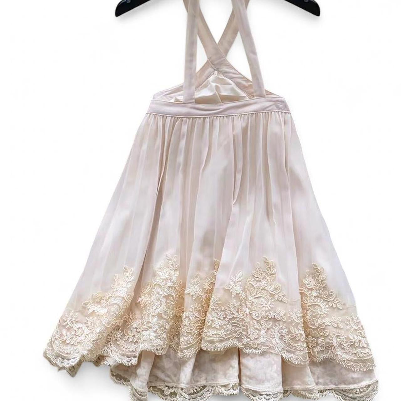 cream lace top