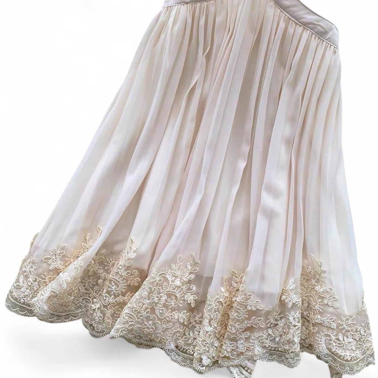 cream lace top